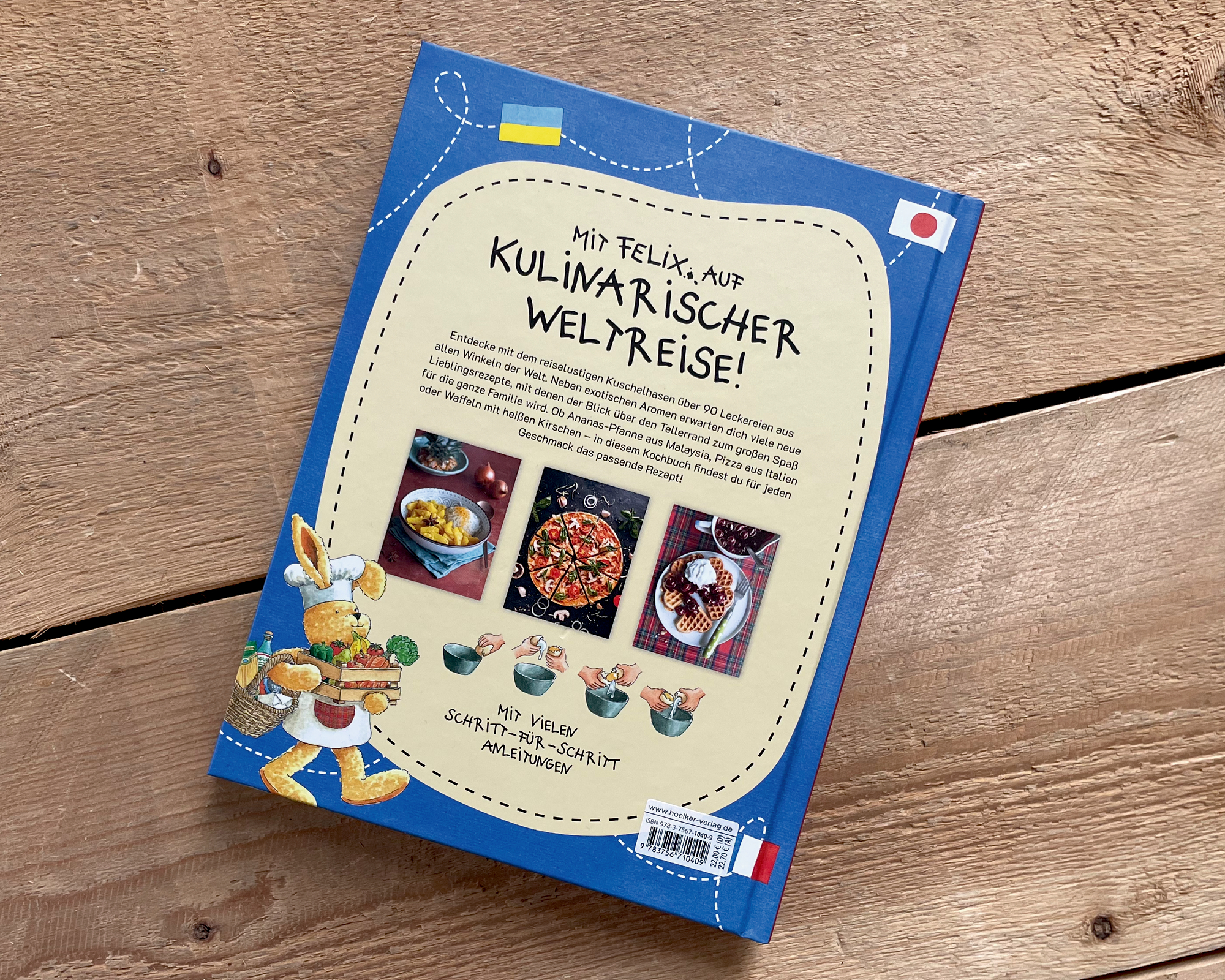 Rückseitencover Felix – Das Koch- und Backbuch