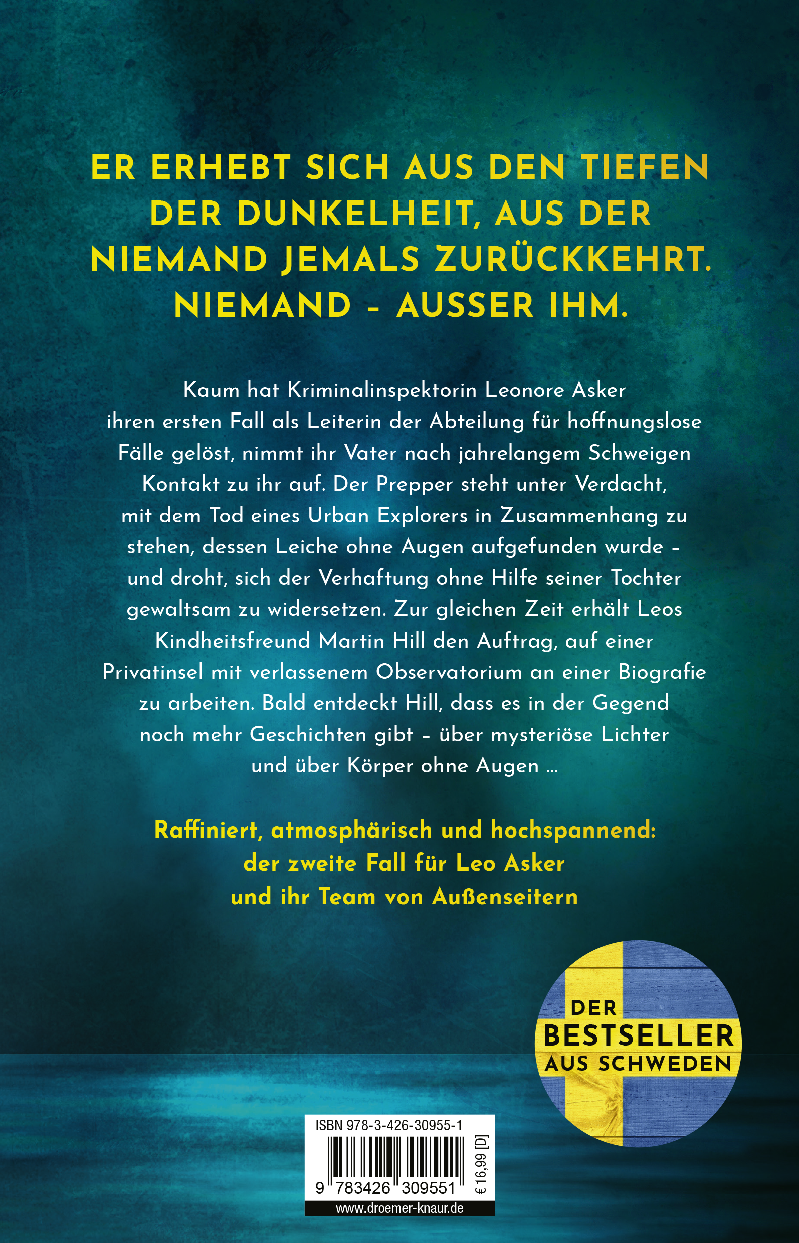 Rückseitencover Eisiges Glas