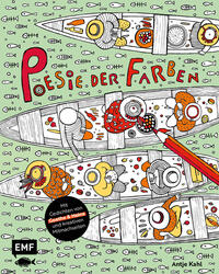 Vorderes Coverbild Ausmalbuch: Poesie der Farben