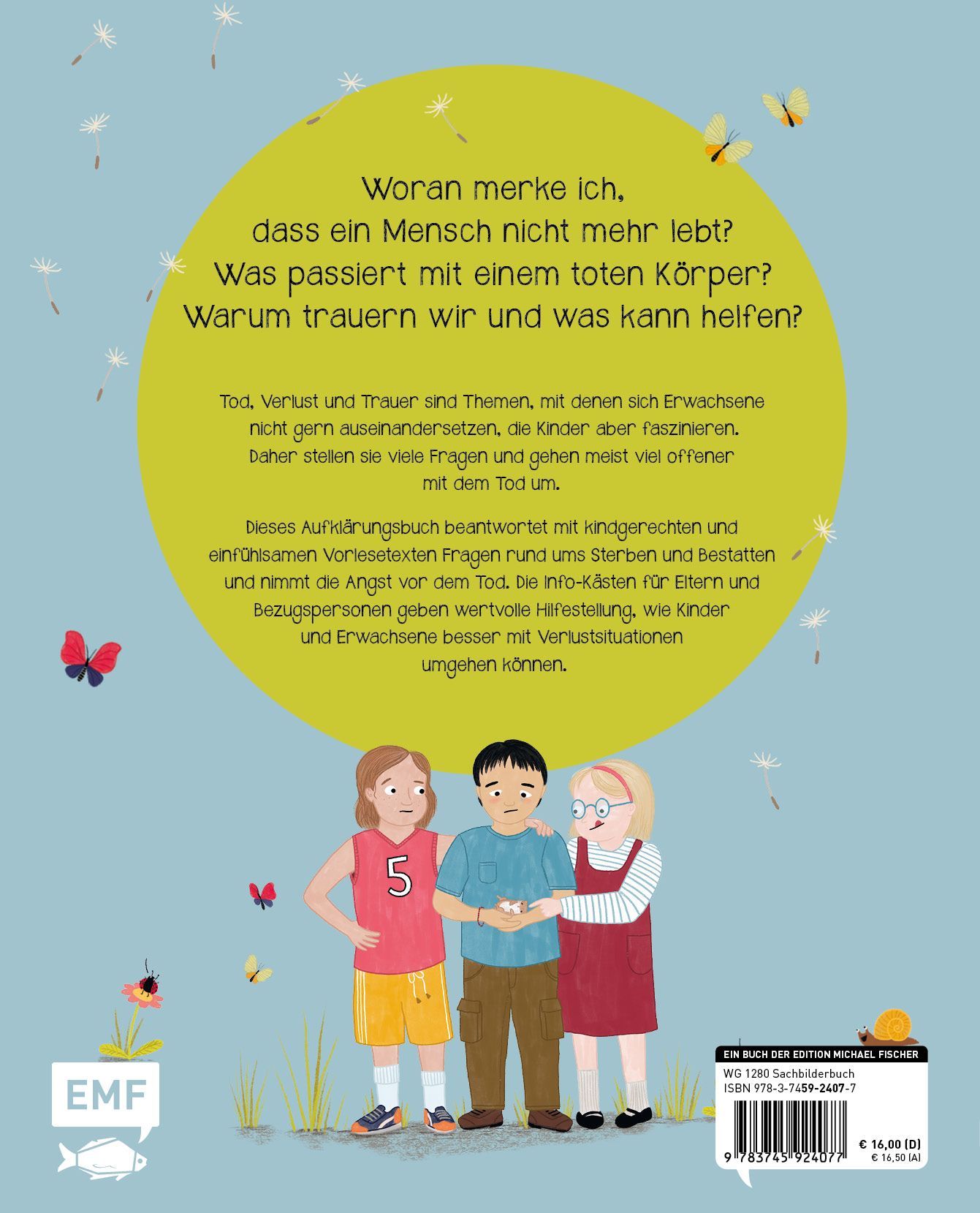 Rückseitencover Wenn wir ins Gras beißen - Das Buch vom Tod für große und kleine Menschen