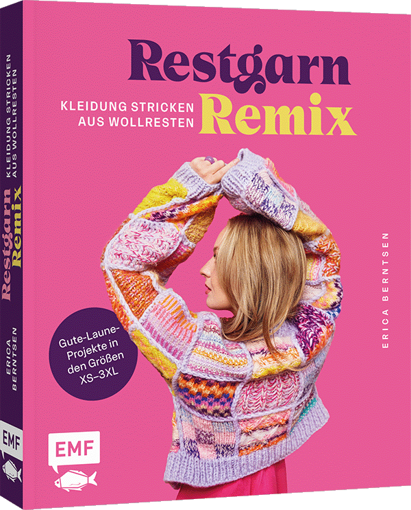 Gesamtes Coverbild Restgarn-Remix – Kleidung stricken aus Wollresten