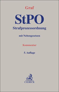 Vorderes Coverbild Strafprozessordnung. StPO