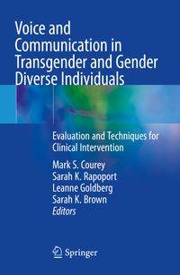 Vorderes Coverbild Voice and Communication in Transgender and Gender Diverse Individuals