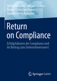 Vorderes Coverbild Return on Compliance