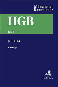 Vorderes Coverbild Münchener Kommentar zum Handelsgesetzbuch Band 1: Erstes Buch. Handelsstand §§ 1-104a