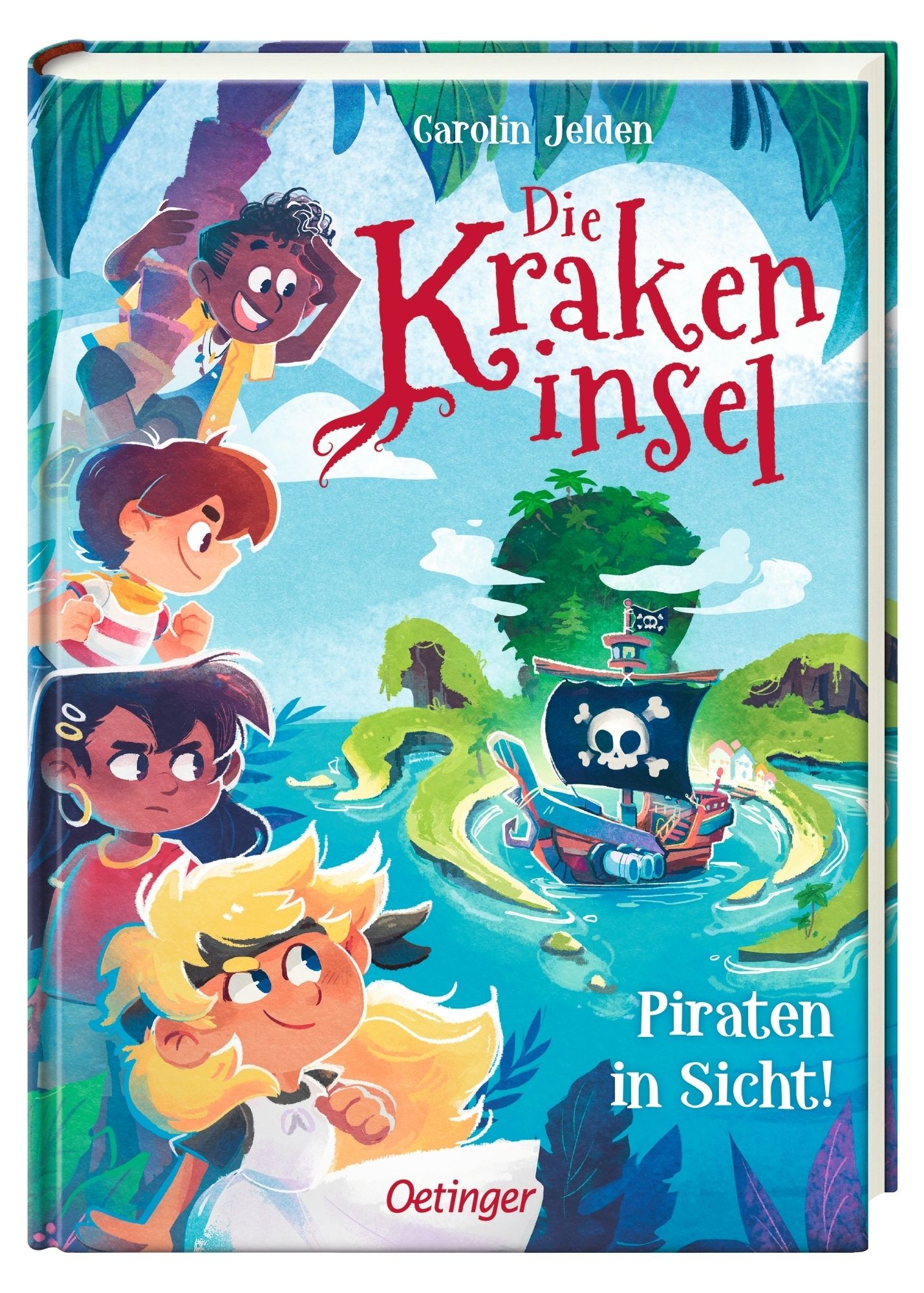 Gesamtes Coverbild Die Krakeninsel 1. Piraten in Sicht!