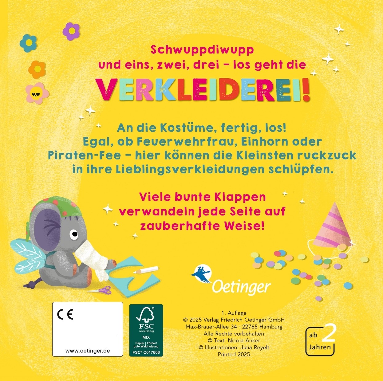 Rückseitencover Wir verkleiden uns!