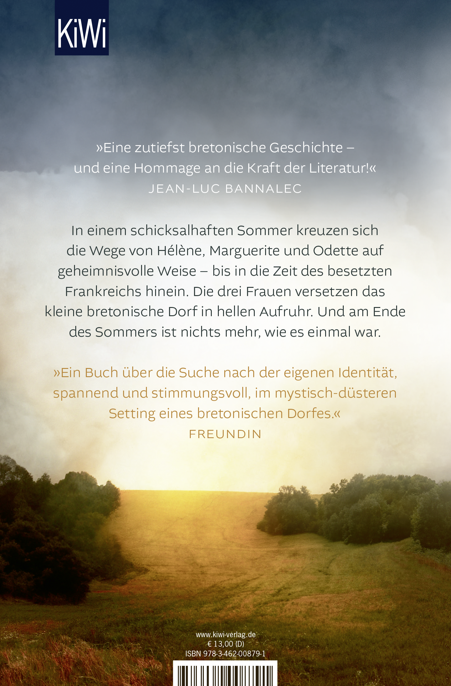 Rückseitencover Der Sommer, in dem alles begann