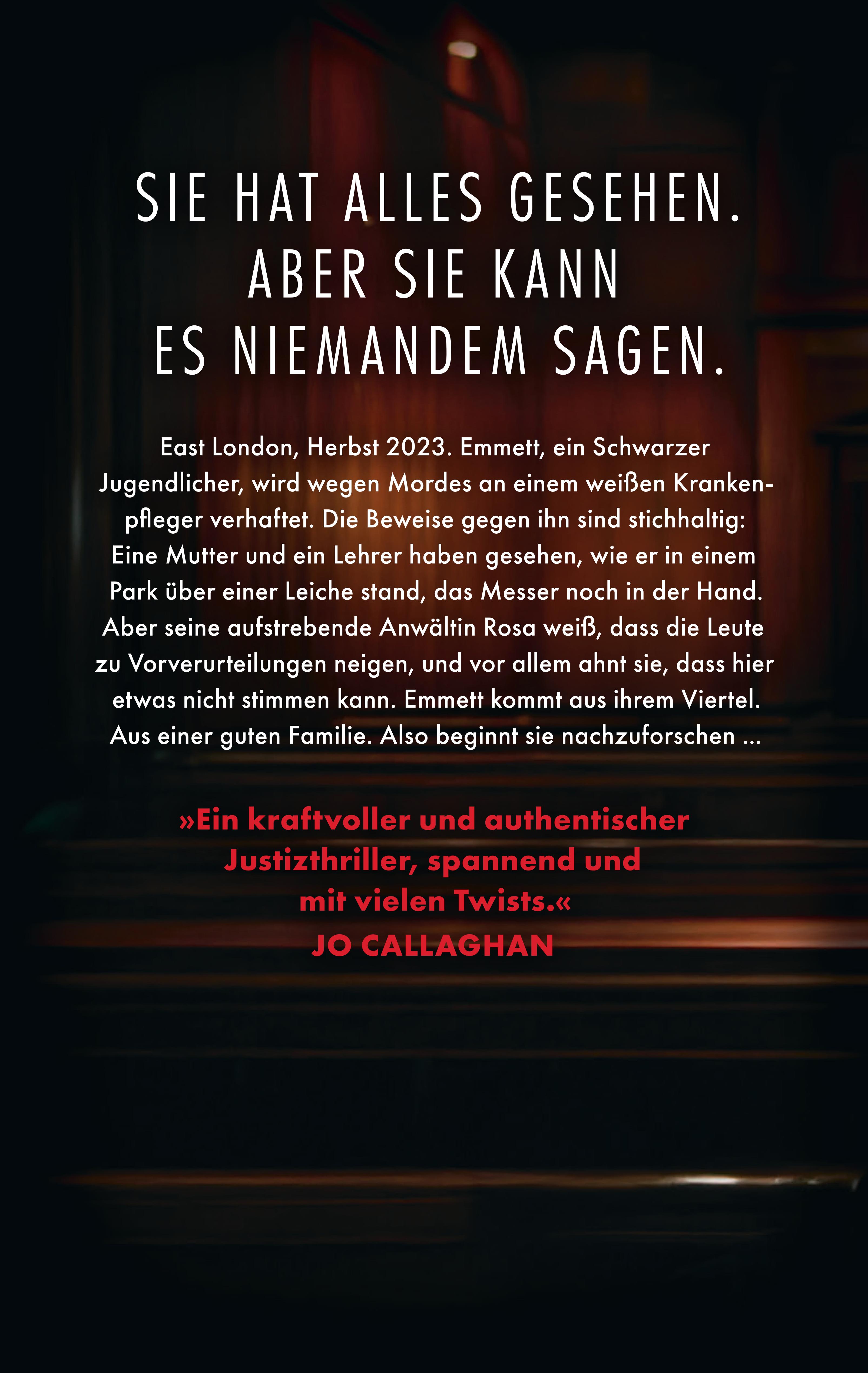 Rückseitencover Die feindliche Zeugin