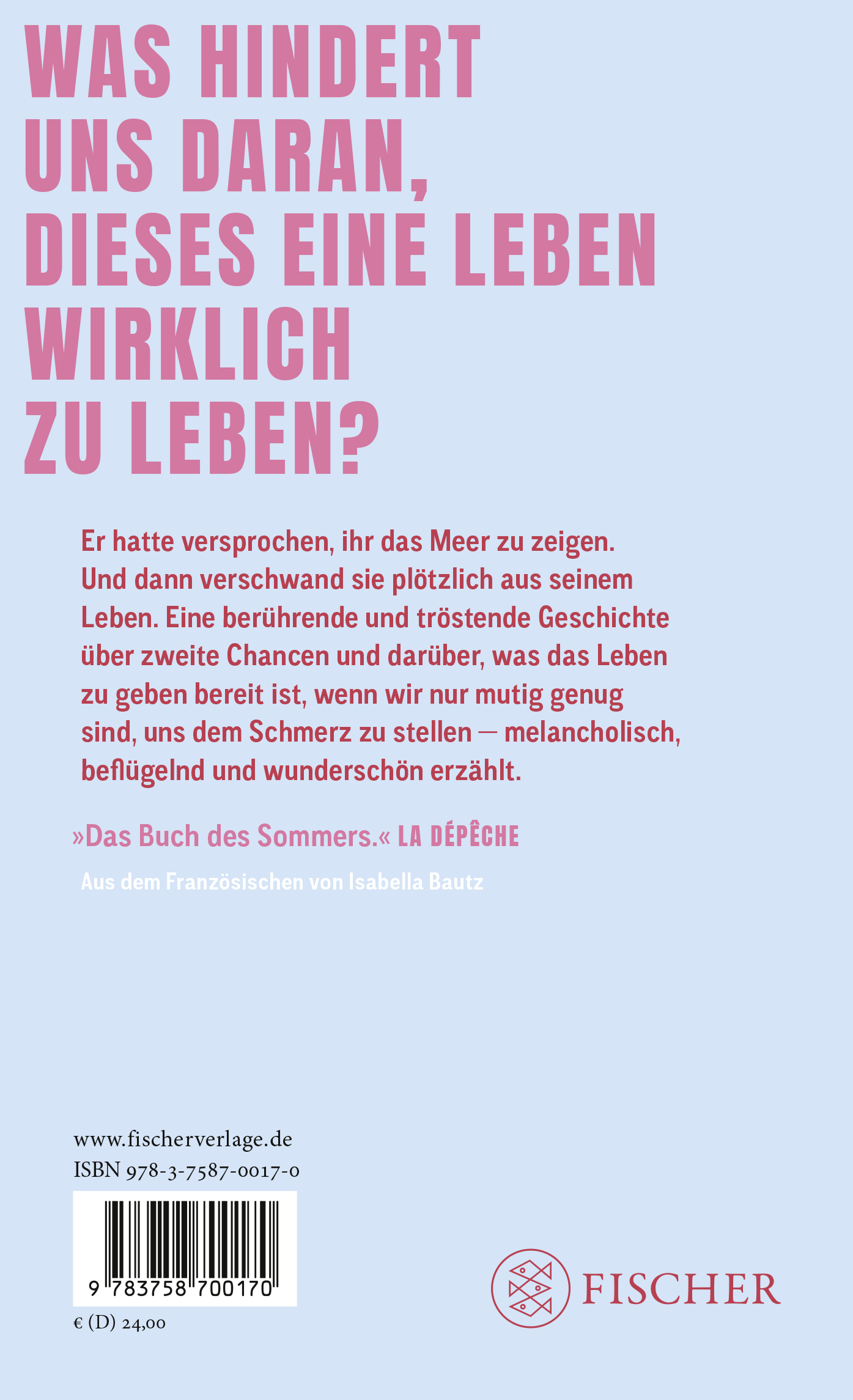 Rückseitencover Die Chance unseres Lebens