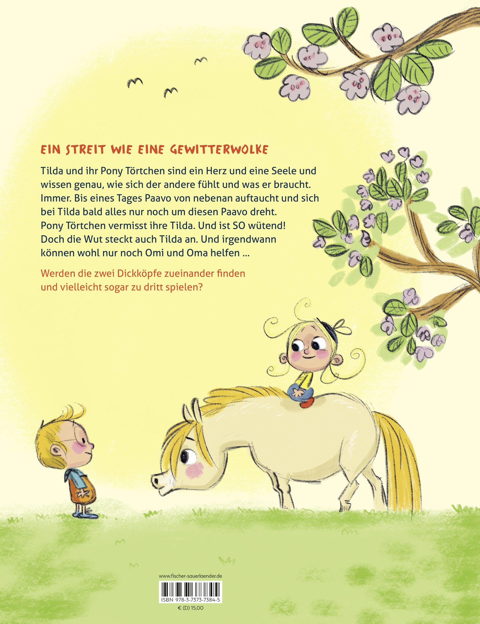 Rückseitencover Tilda und Pony Törtchen