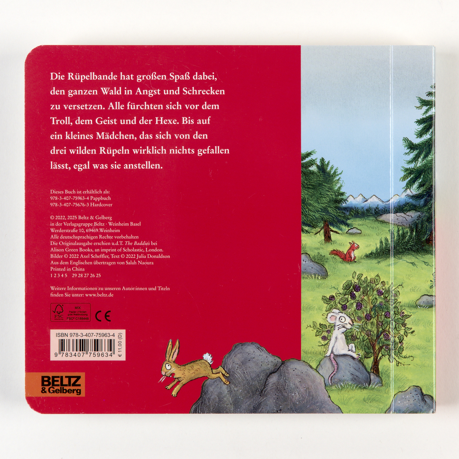 Rückseitencover Die Rüpelbande