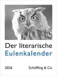Vorderes Coverbild Der literarische Eulenkalender 2026