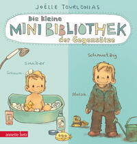 Vorderes Coverbild Die kleine Mini-Bibliothek der Gegensätze - Ein Pappbilderbuch über Gegensätze (Die Mini-Bibliothek der Wörter)