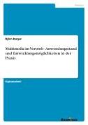 Vorderes Coverbild Multimedia im Vertrieb - Anwendungsstand und Entwicklungsmöglichkeiten in der Praxis