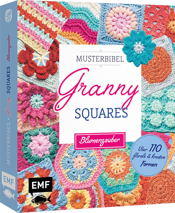 Gesamtes Coverbild Musterbibel Granny Squares: Blumenzauber