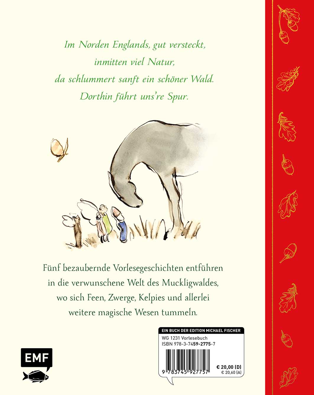 Rückseitencover Geschichten aus dem Muckligwald – Geschenkbuch mit Zeichnungen von Bestseller-Illustrator Charlie Mackesy