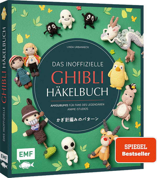 Gesamtes Coverbild Das inoffizielle Ghibli-Häkelbuch – 23 zauberhafte Amigurumis für Fans des legendären Anime-Studios