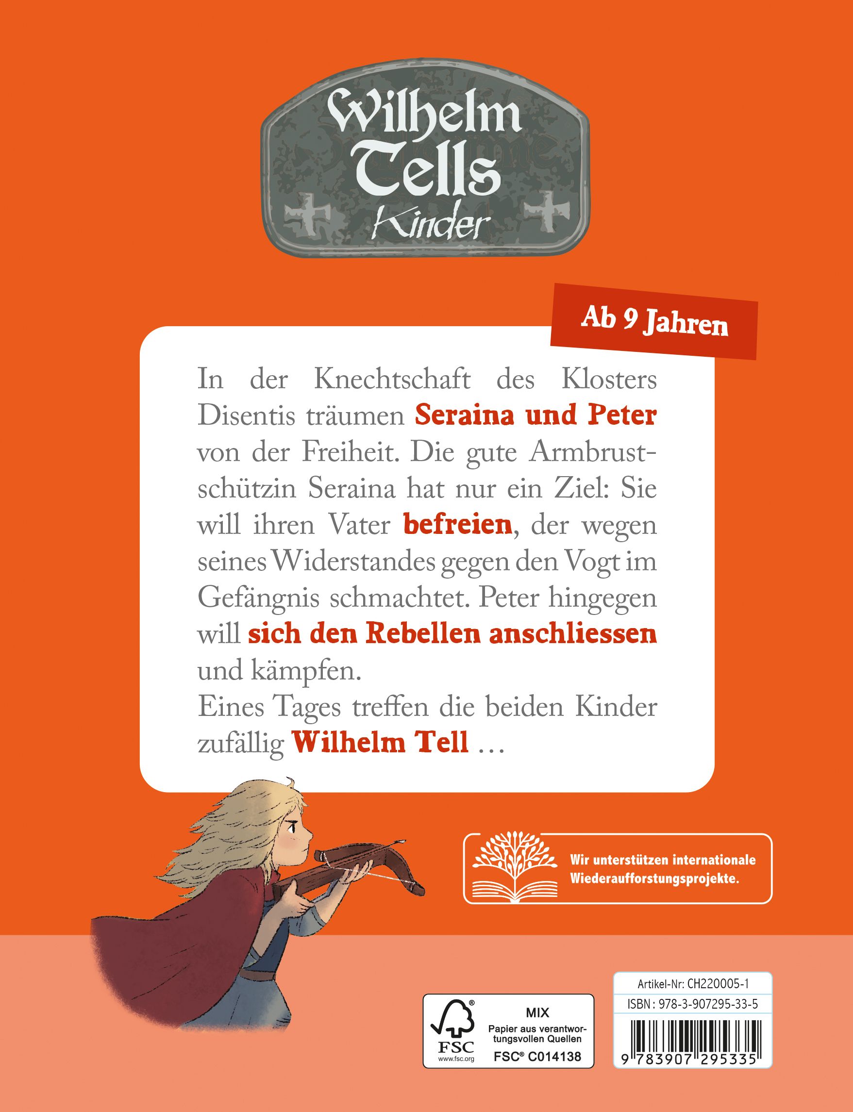 Rückseitencover Wilhelm Tells Kinder