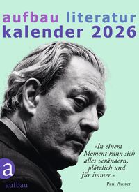 Vorderes Coverbild Aufbau Literatur Kalender 2026