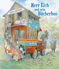 Vorderes Coverbild Herr Elch und sein Bücherbus