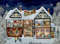 Vorderes Coverbild A3-Wand-Adventskalender - Im Adventshaus