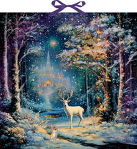 Vorderes Coverbild Wand-Adventskalender - Magischer Winterwald