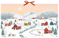Vorderes Coverbild Wand-Adventskalender - Winterhäuser