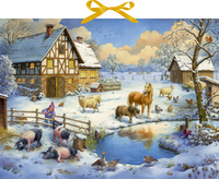 Vorderes Coverbild Sound-Adventskalender - Unsere Tiere auf dem Land