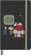 Vorderes Coverbild Moleskine Peanuts Gruppe Notizbuch limitierte Ausgabe, L/A5, liniert, fester Einband, Grau