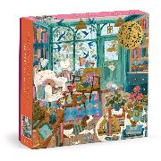 Vorderes Coverbild Bookshop Afternoon 500 Piece Foil Puzzle