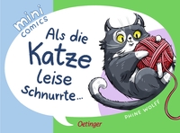 Vorderes Coverbild Mini Comics. Als die Katze leise schnurrte