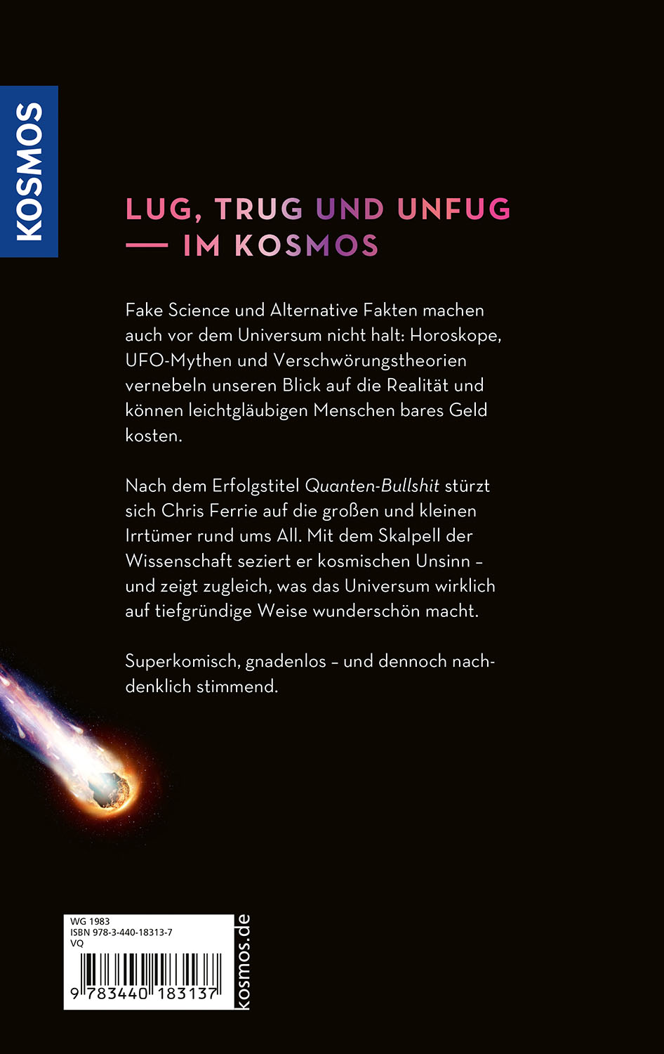 Rückseitencover Cosmic Bullshit