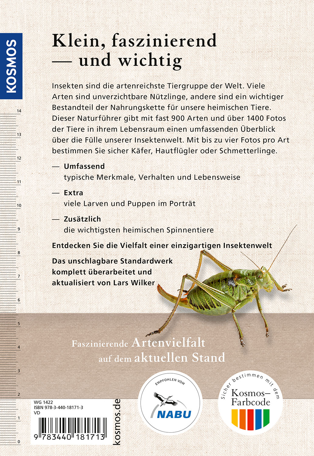 Rückseitencover Der KOSMOS Insektenführer