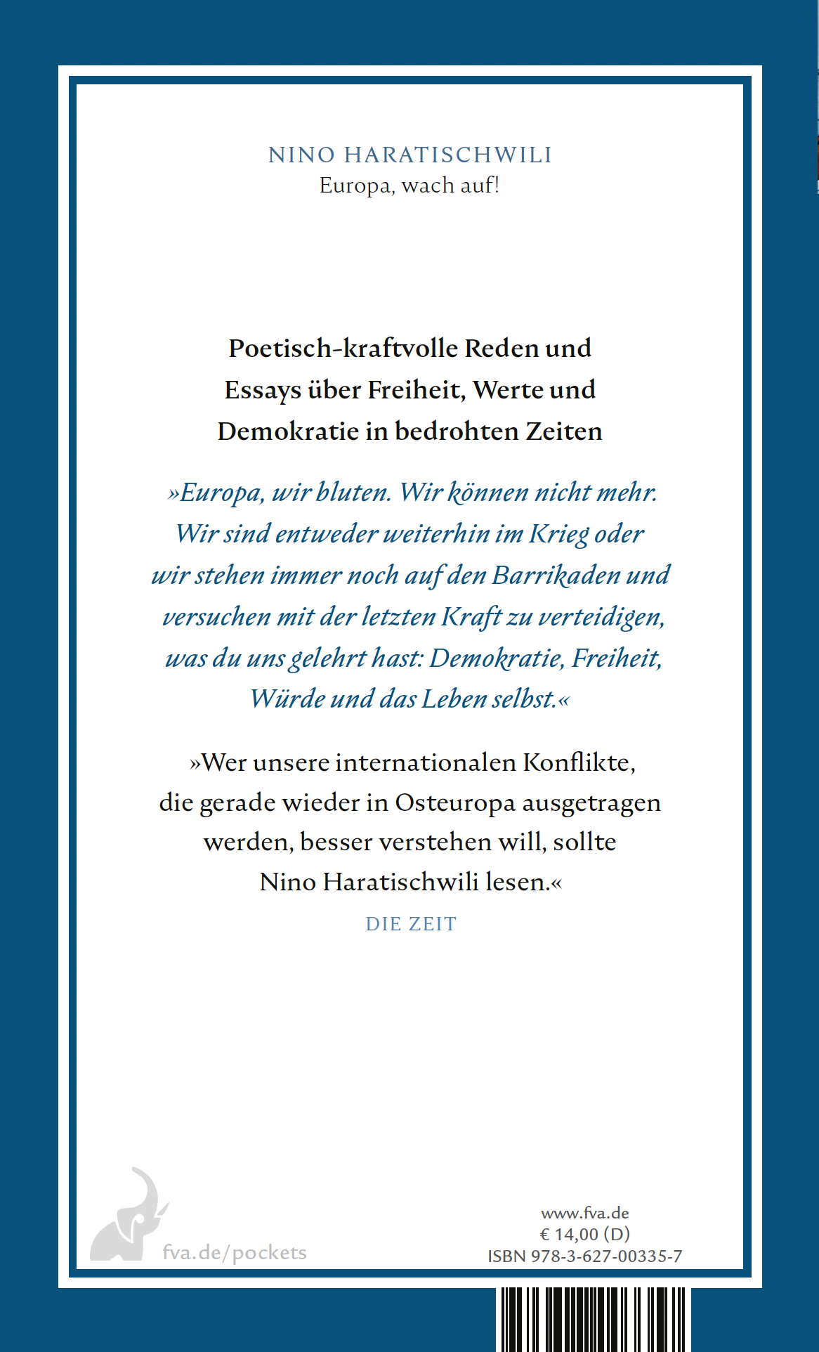 Rückseitencover Europa, wach auf!