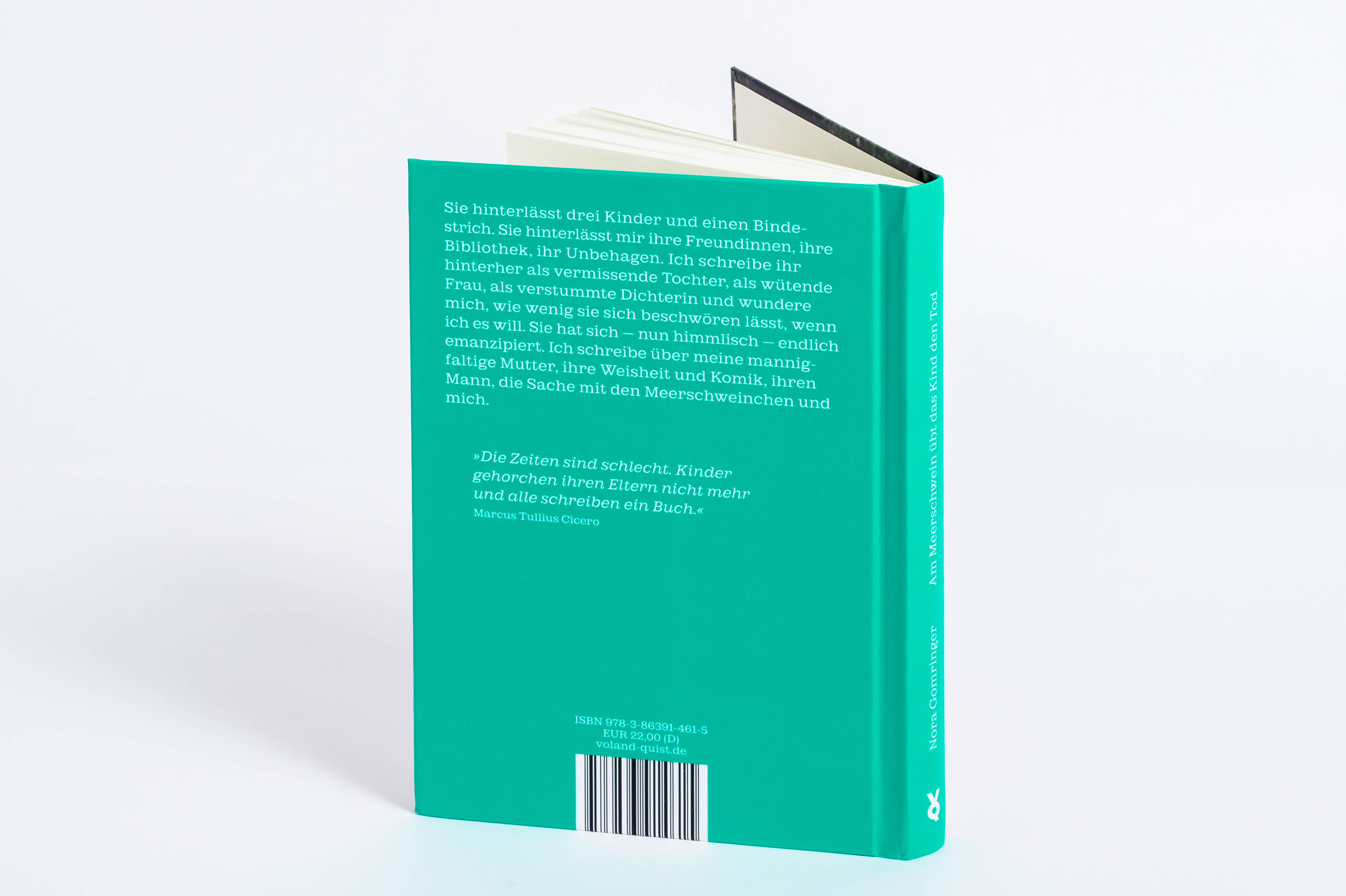 Rückseitencover Am Meerschwein übt das Kind den Tod