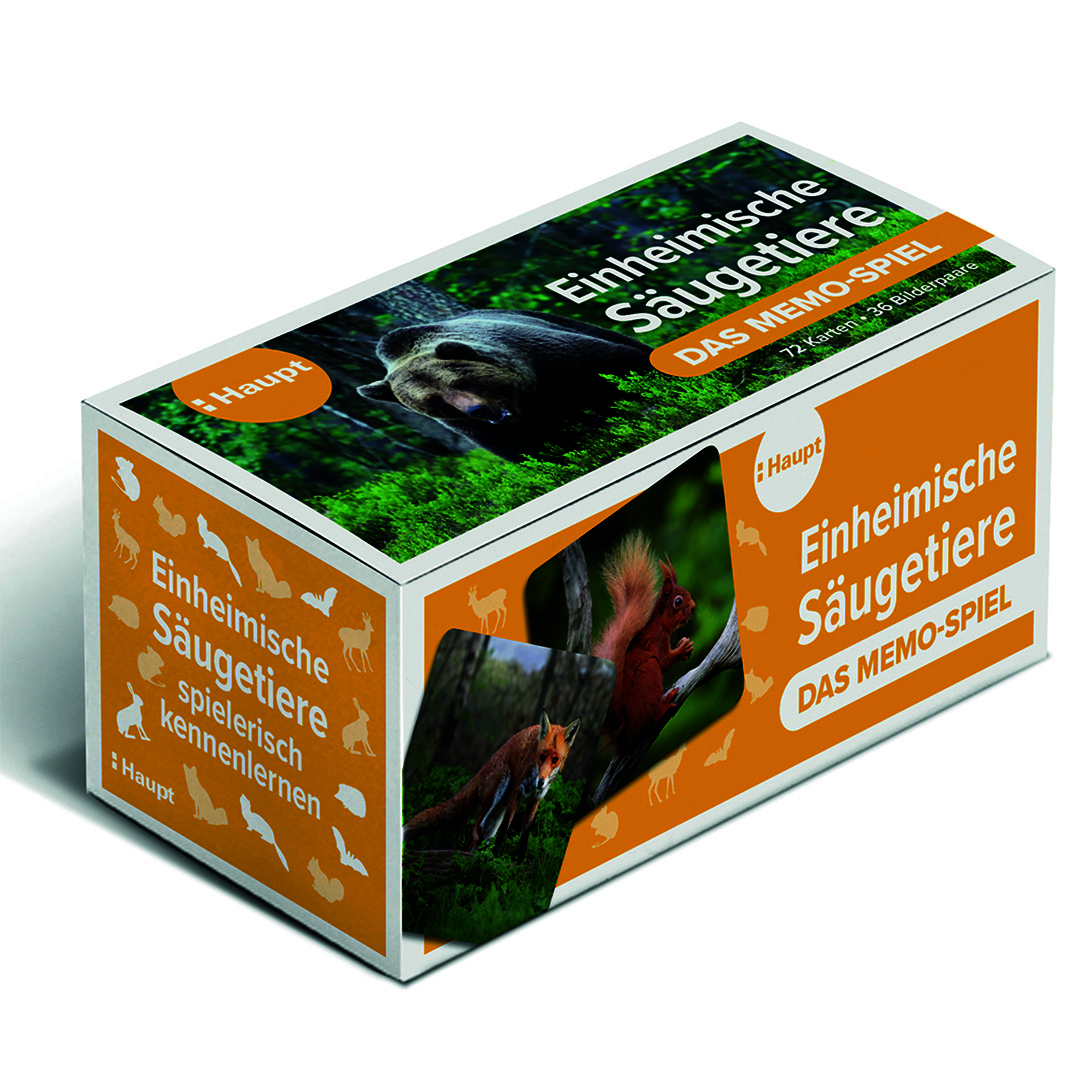 Rückseitencover Einheimische Säugetiere – das Memo-Spiel