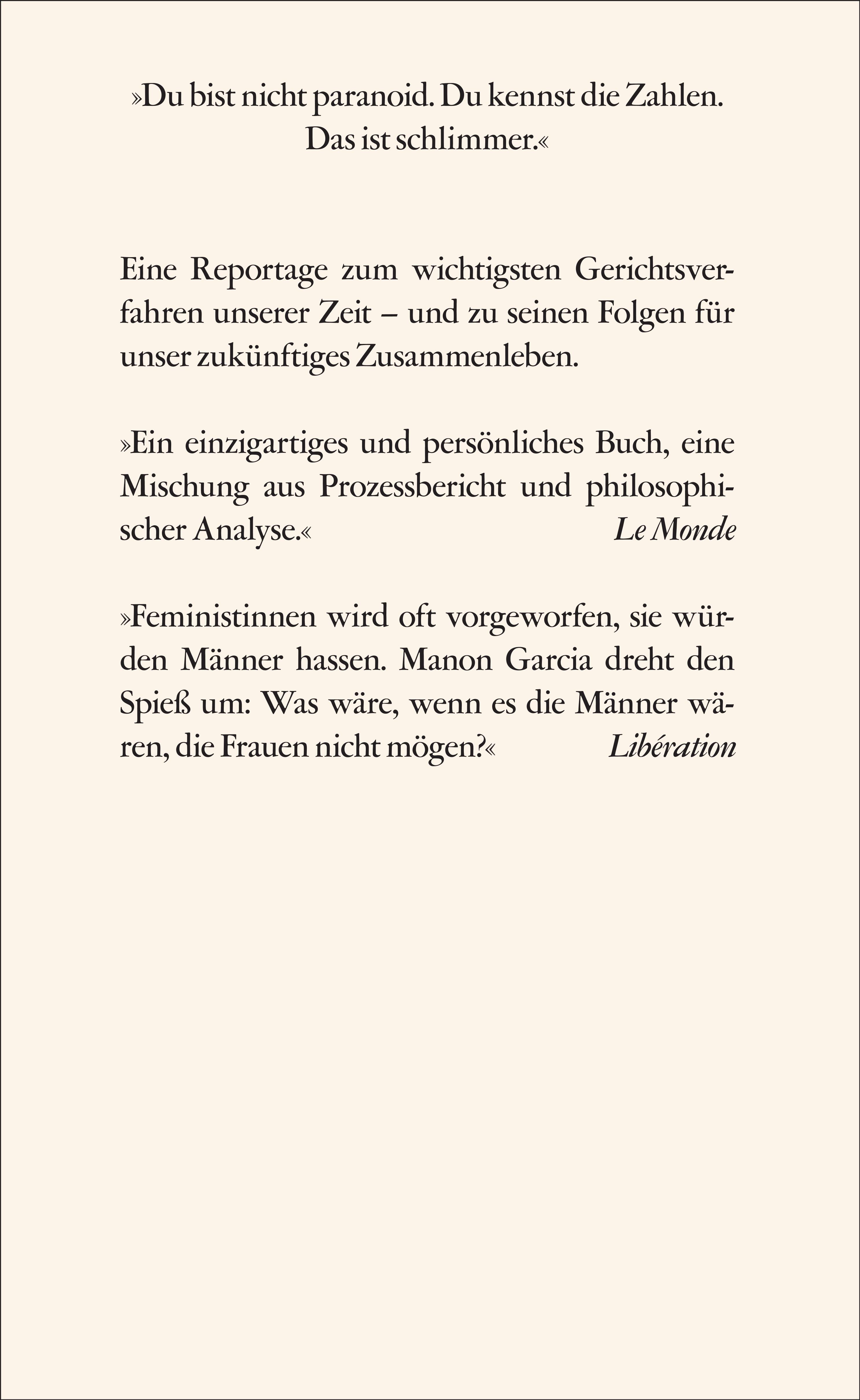 Rückseitencover Mit Männern leben