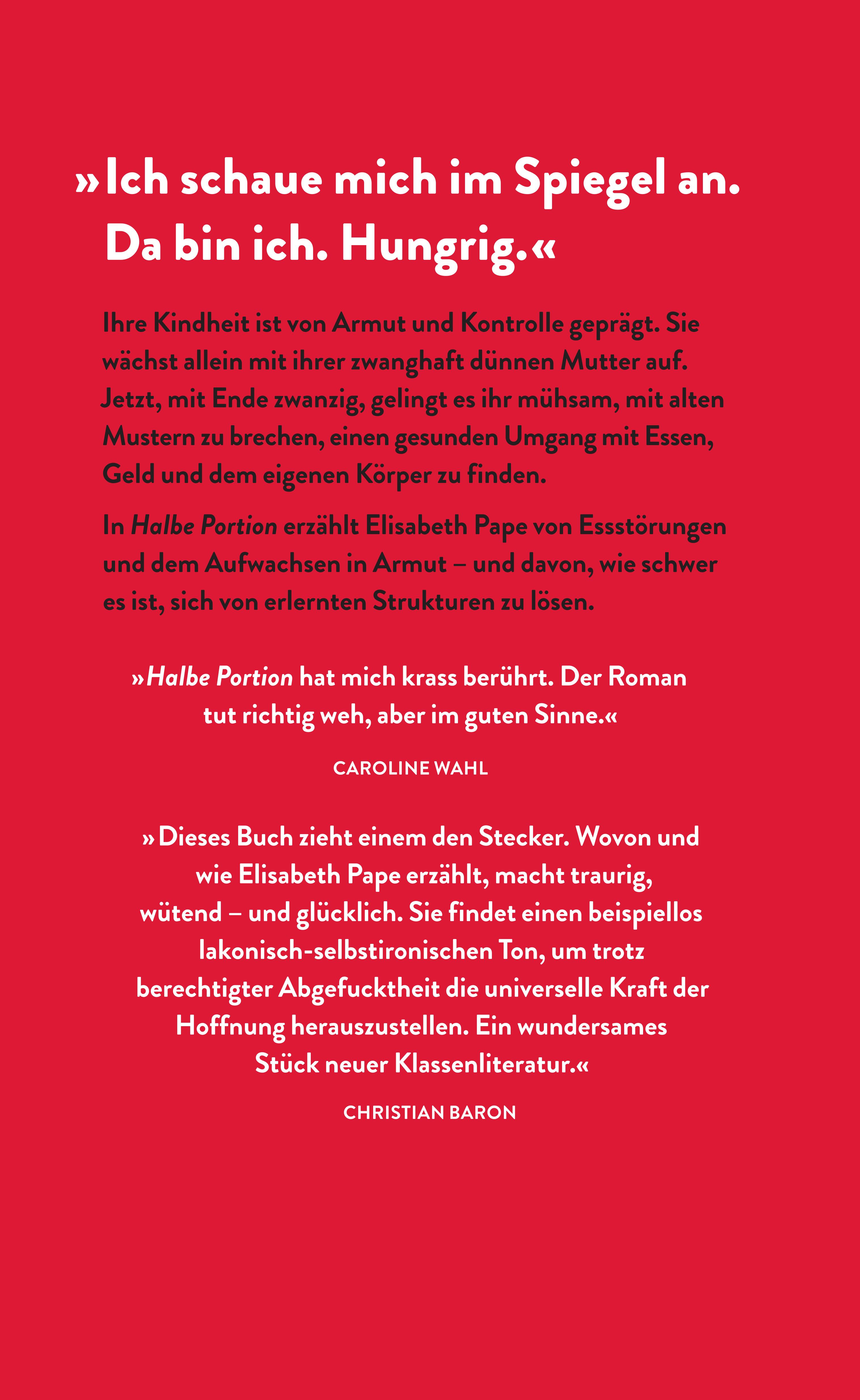 Rückseitencover Halbe Portion