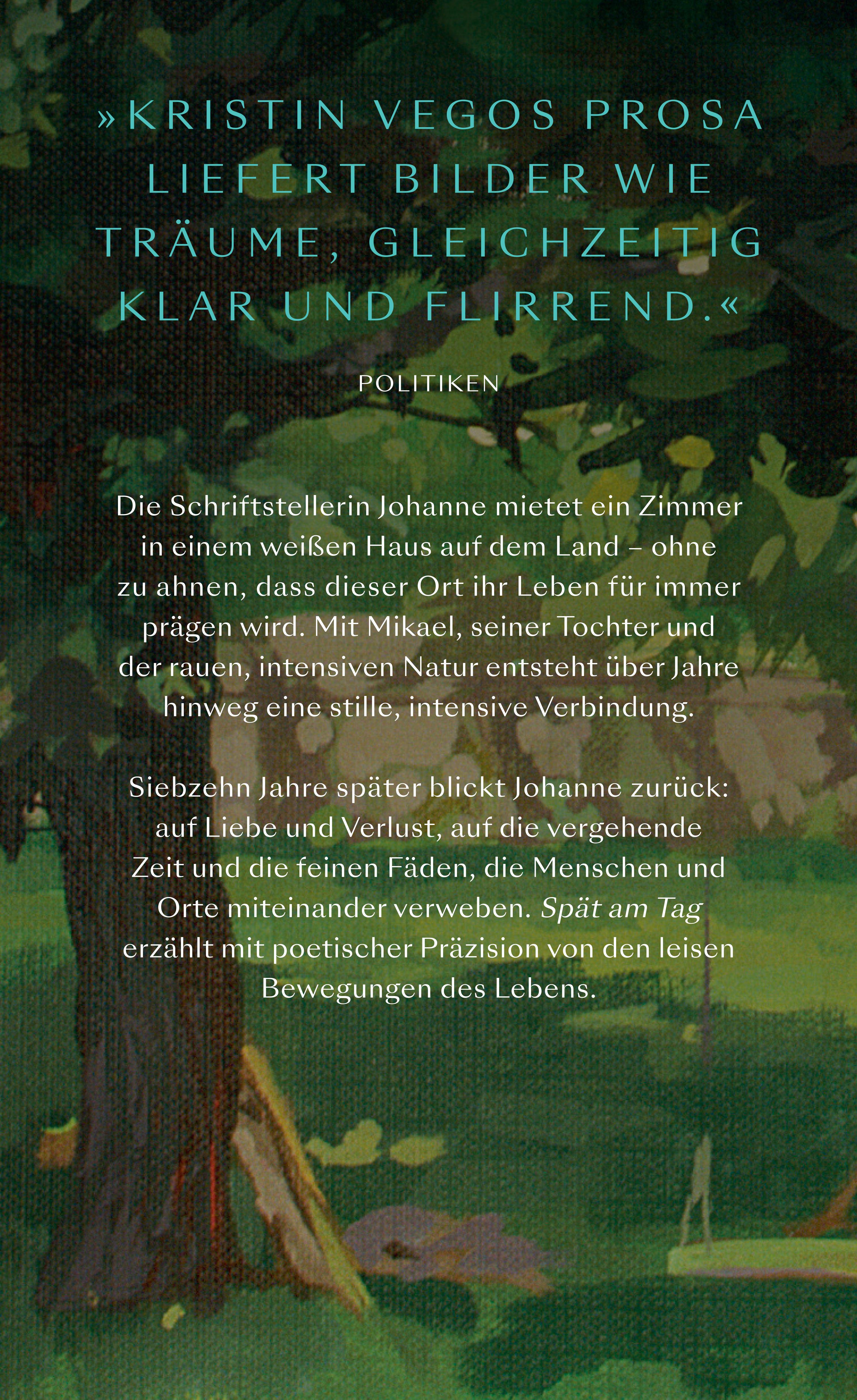 Rückseitencover Spät am Tag