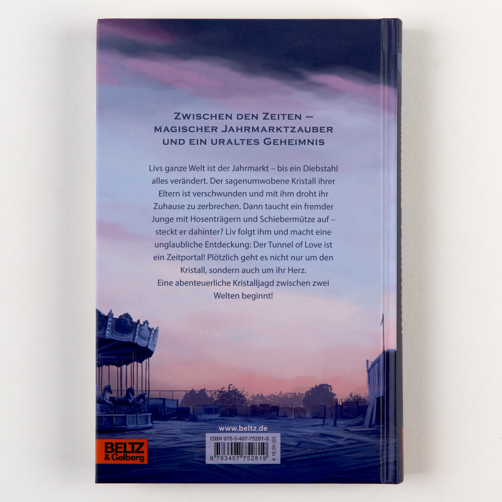 Rückseitencover Jahrmarkt der Zeitreisenden - Der gestohlene Kristall