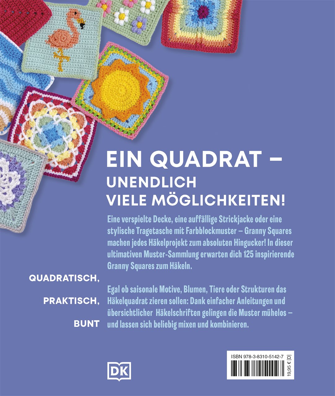 Rückseitencover Das Granny Squares Musterbuch