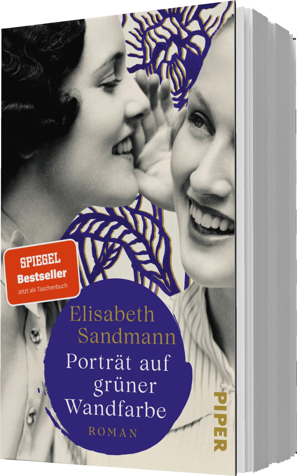 Gesamtes Coverbild Porträt auf grüner Wandfarbe