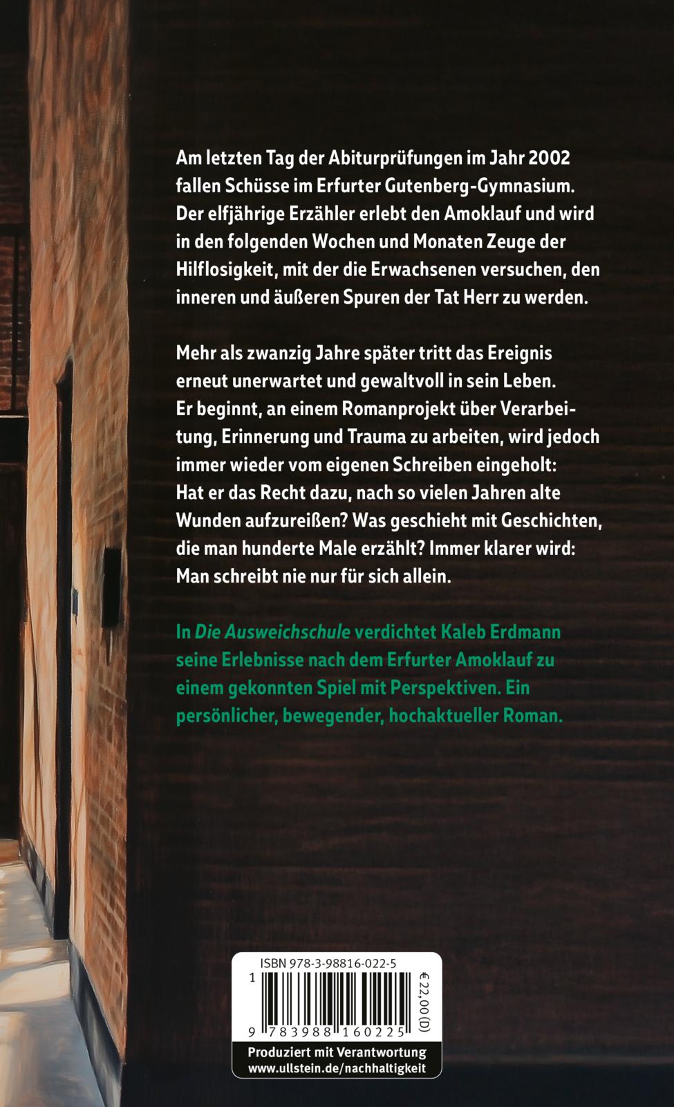 Rückseitencover Die Ausweichschule