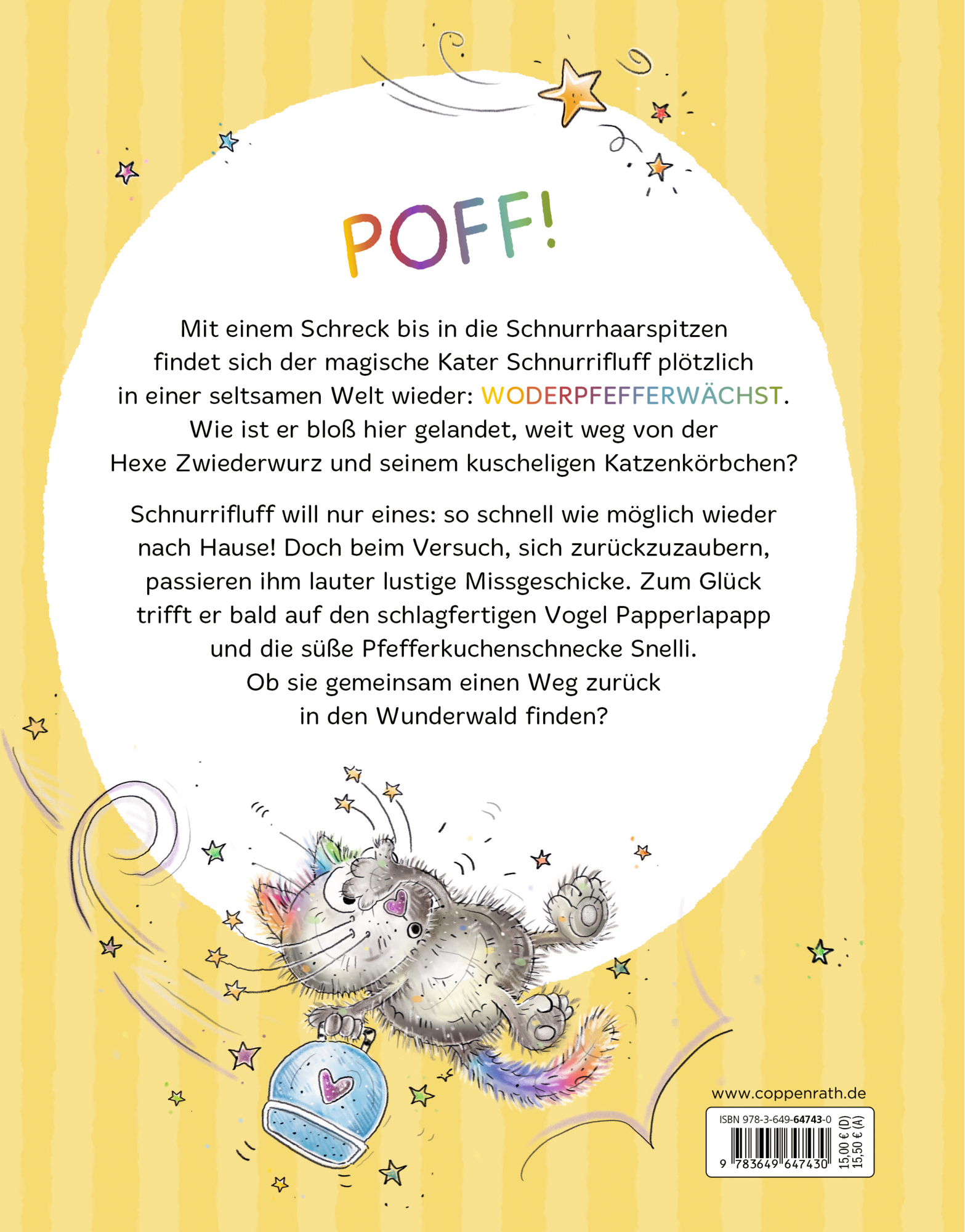 Rückseitencover Der magische Kater Schnurrifluff (Bd. 1)