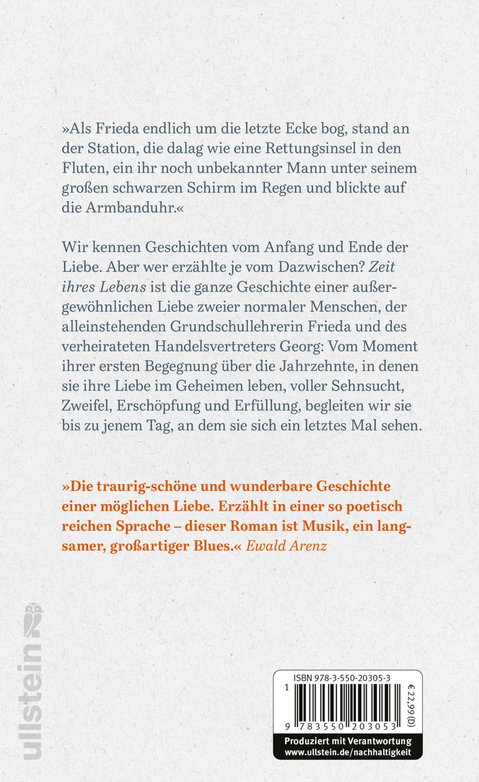 Rückseitencover Zeit ihres Lebens