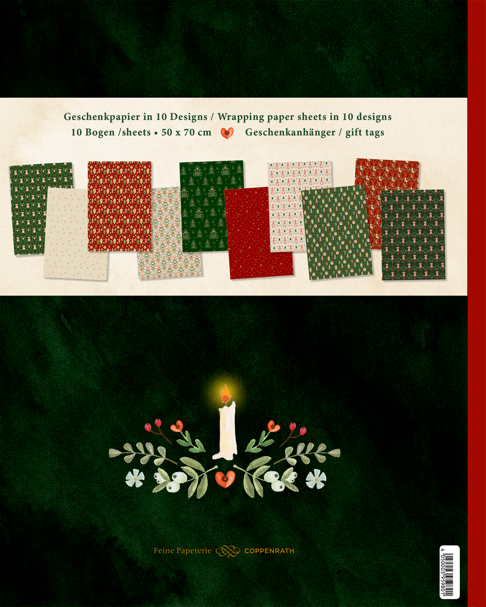 Rückseitencover Geschenkpapier-Buch