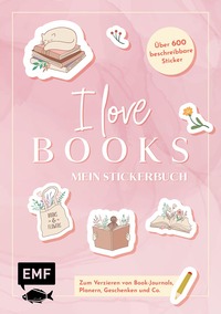 Vorderes Coverbild I love books – Mein Stickerbuch: Für alle #booklover