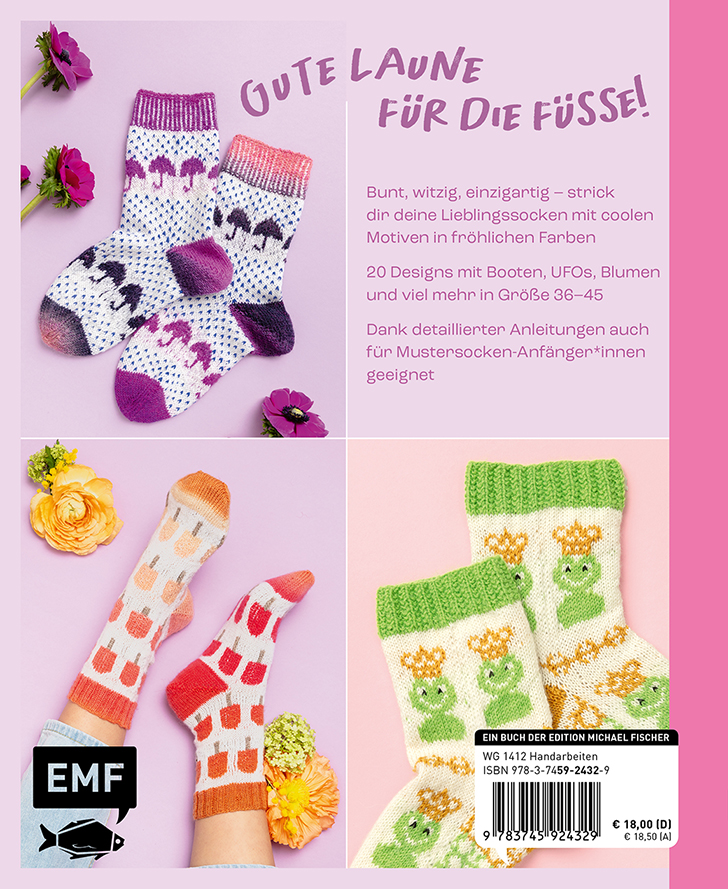 Rückseitencover Happy Socks stricken