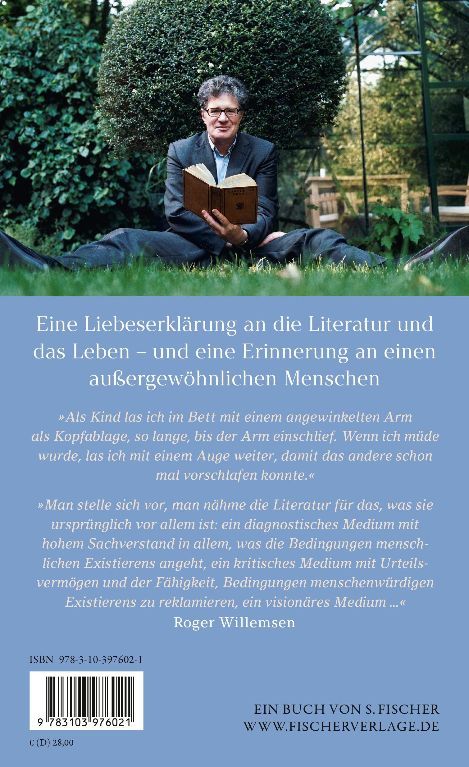 Rückseitencover Liegen Sie bequem? Vom Lesen und von Büchern